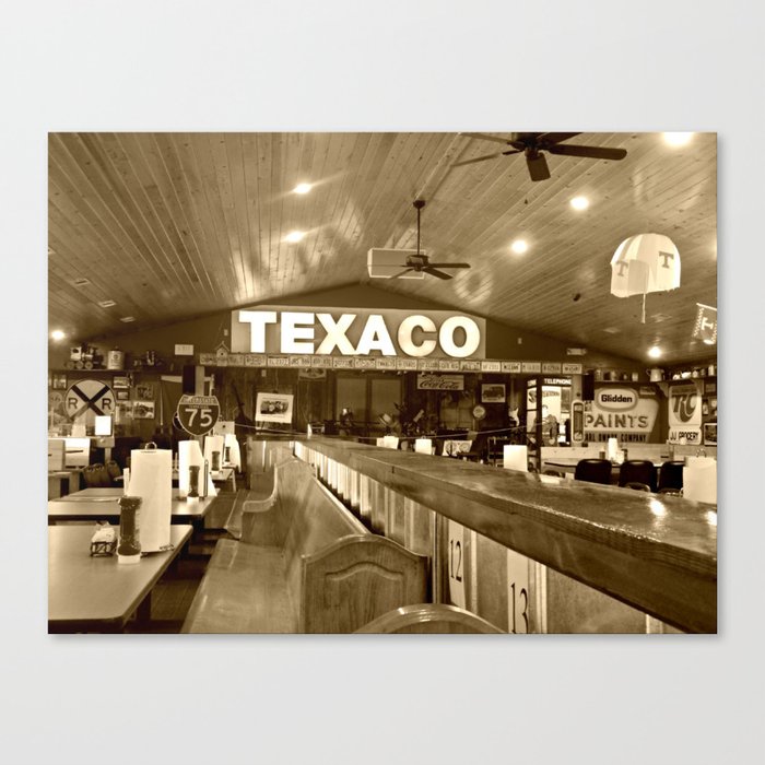 Texaco Canvas Print