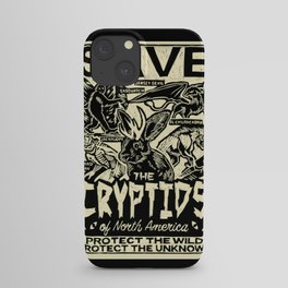 SAVE THE CRYPTIDS iPhone Case