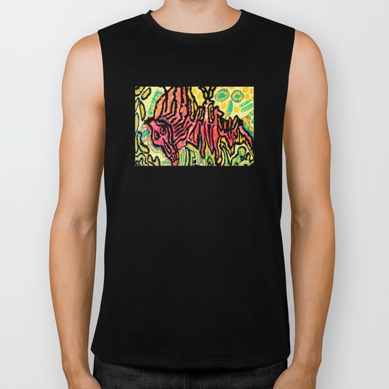 art fear painting Biker Tank