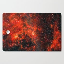 Starry Colorful Nebula Cutting Board