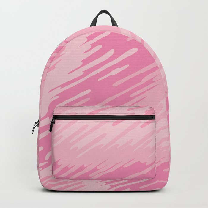 Pink abstract swirls pattern, Line abstract splatter Digital Illustration Background Backpack