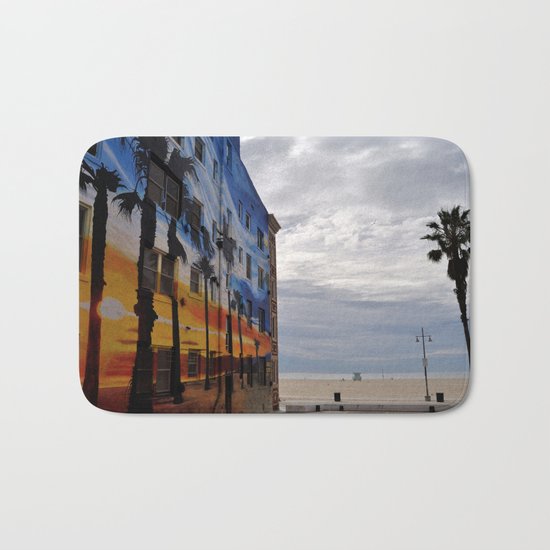 Venice Tropical Mural Bath Mat