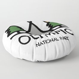 Olympic National Park Floor Pillow