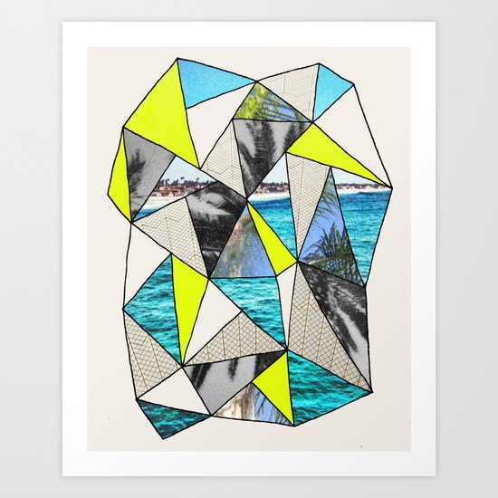 PALM POINT Art Print