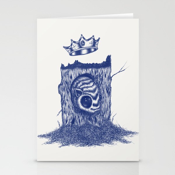 King of the Little Forrest Stationery Cards