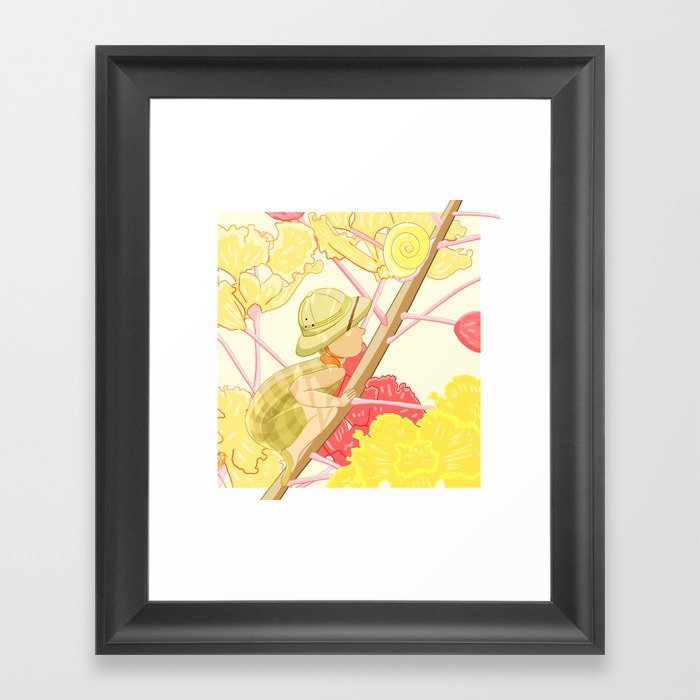 Slow and steady Framed Art Print