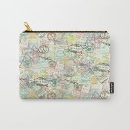 Passport Stamps Carry-All Pouch