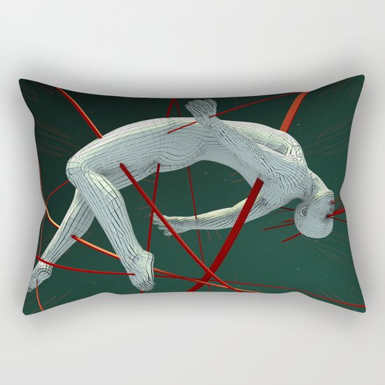 Dividendo Digital Rectangular Pillow