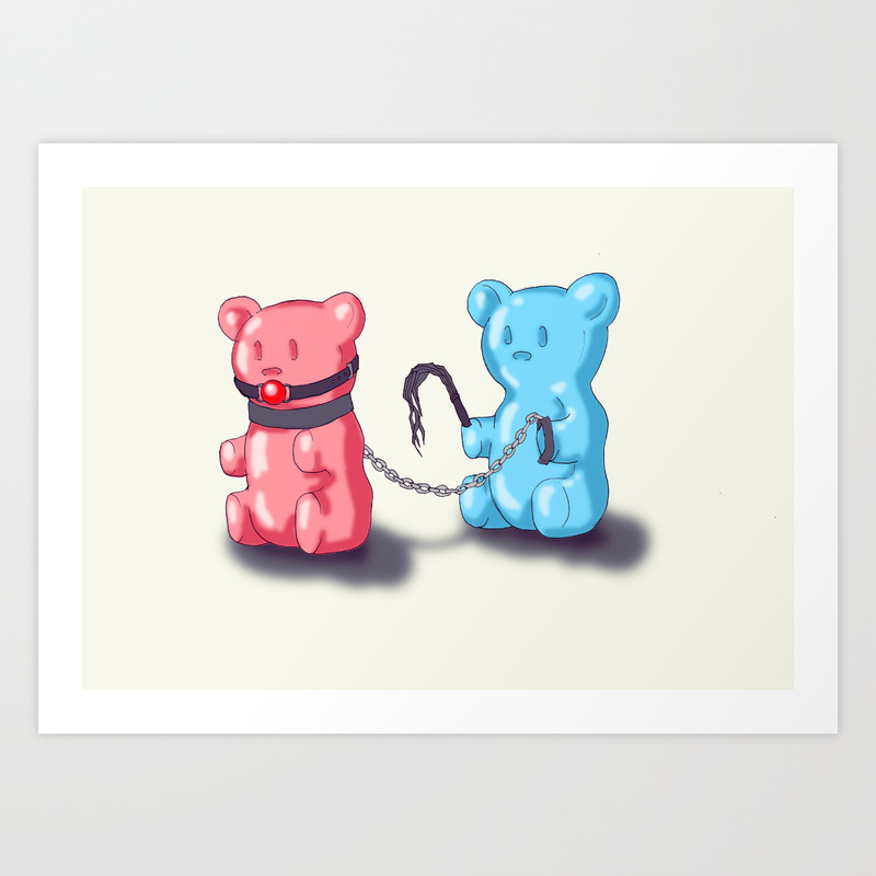 photo Gummy Bear Artist bad gummy bears art print by lvbart