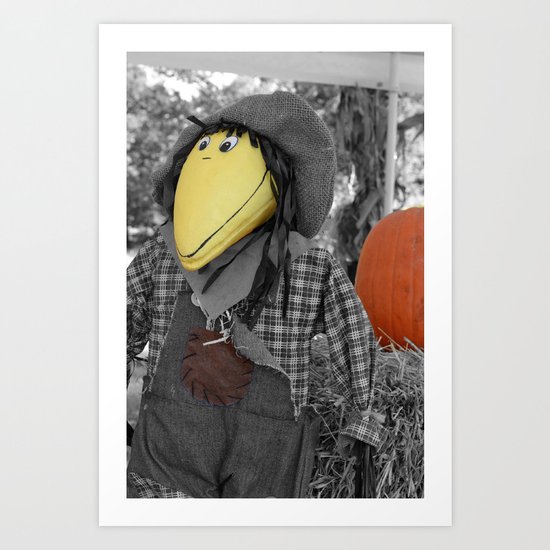 fun crow Art Print