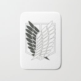 Attack on Titan: Wings Of Freedom Logo (Outline) Bath Mat