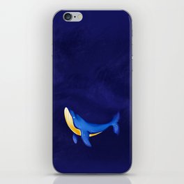 whale in space iPhone Skin