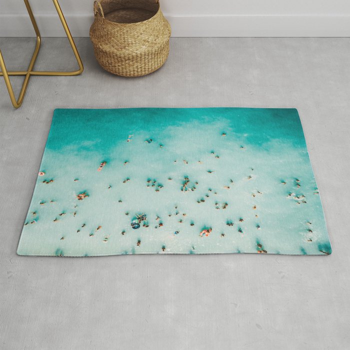 Aerial Beach Print, Beach Photography, Aerial Photography, Blue Ocean Print, Beach Print, Ocean Print, Ocean Waves, Beach Art, Home Decor Rug