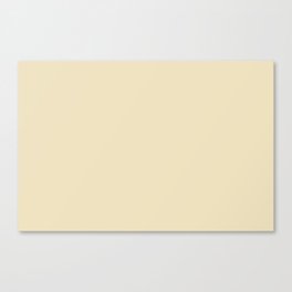 Light Neutral Beige Solid Color Hue Shade - Patternless Canvas Print