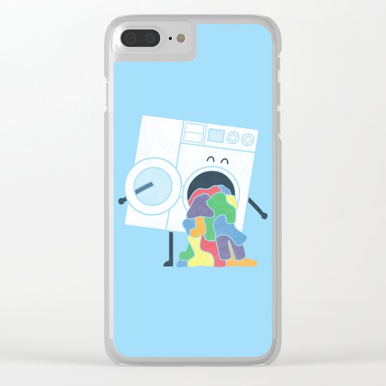 Laundry Day Clear iPhone Case