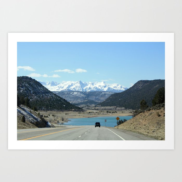 Colorado Mountain Lake Art Print