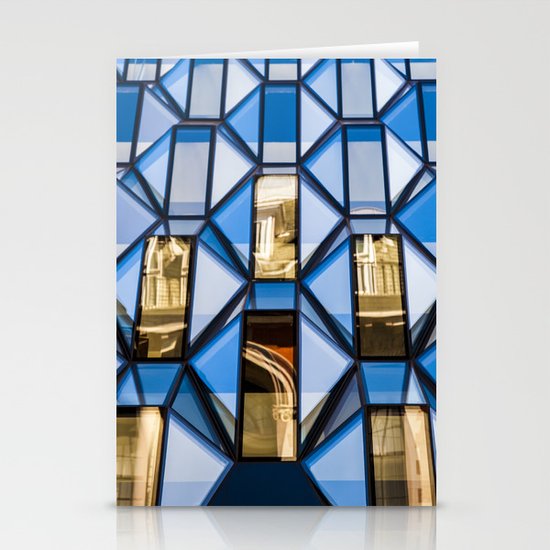 Geometric Glass Stationery Cards