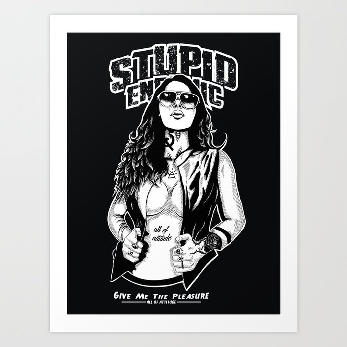 UFC Merchandise by Stupid Endemic Art Print by STUPID ENDEMIC CLOTH