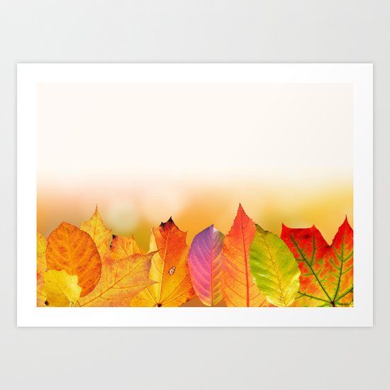 Autumn Leaves Art Print