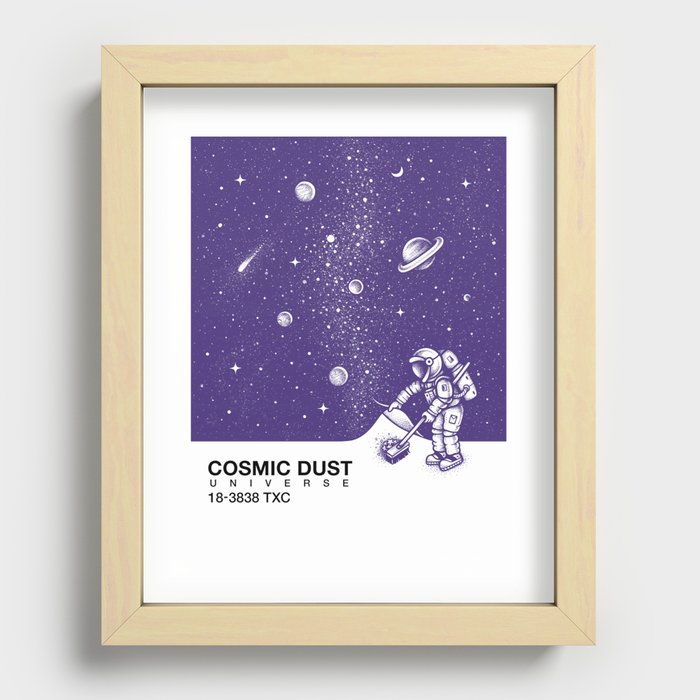 Cosmic Dust Recessed Framed Print