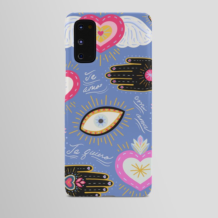 Milagro Love Hearts - lavender Android Case