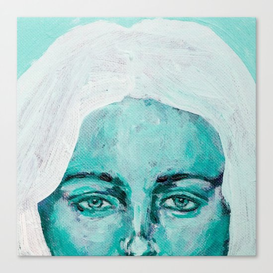 Mint Girl Canvas Print