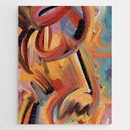 Sacred Fire Dream Abstract Art by Emmanuel Signorino Jigsaw Puzzle