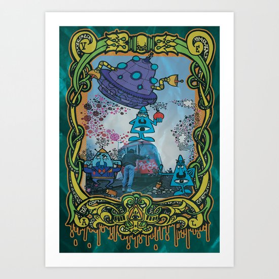 Bombing Jam! Art Print