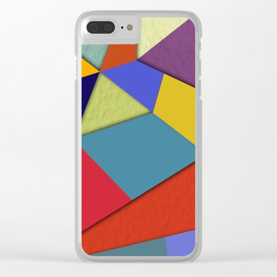 Abstract #207 Clear iPhone Case