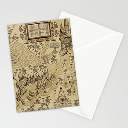 The Wizard world of Hogwarts Stationery Cards