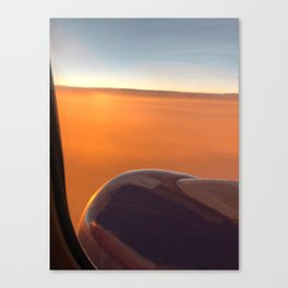 on a big jet plane Canvas Print