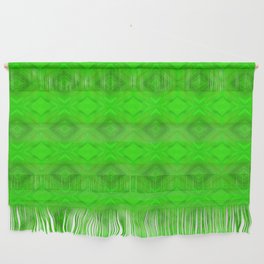 abstract pattern with paint strokes in green colors  Wall Hanging