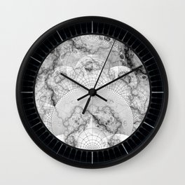 Foliated Marble as a Geometric Map of the Universe Wall Clock