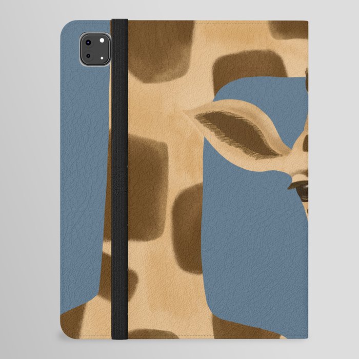 Fun abstract long neck giraffe  iPad Folio Case