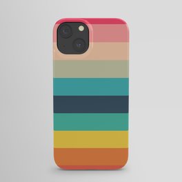 Colorful Timeless Stripes Totetsu iPhone Case