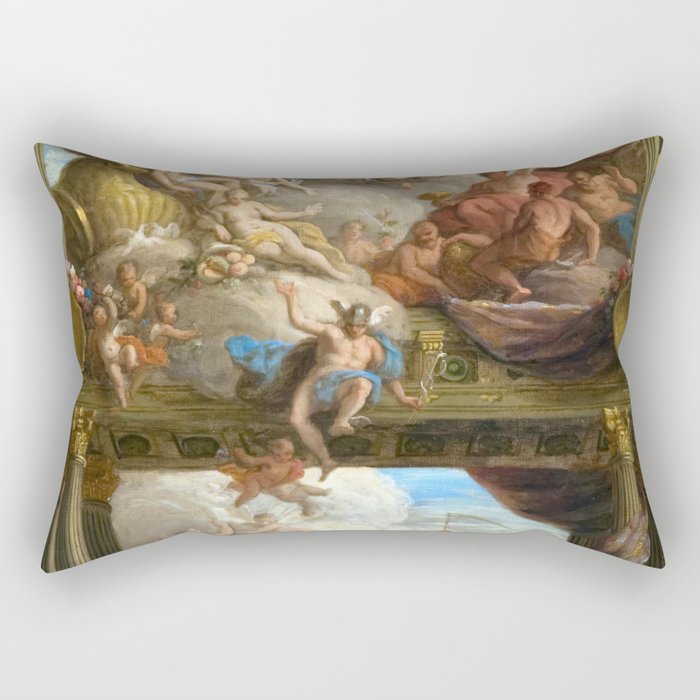 The Birth of Venus, and the Gods of Olympus Rectangular Pillow