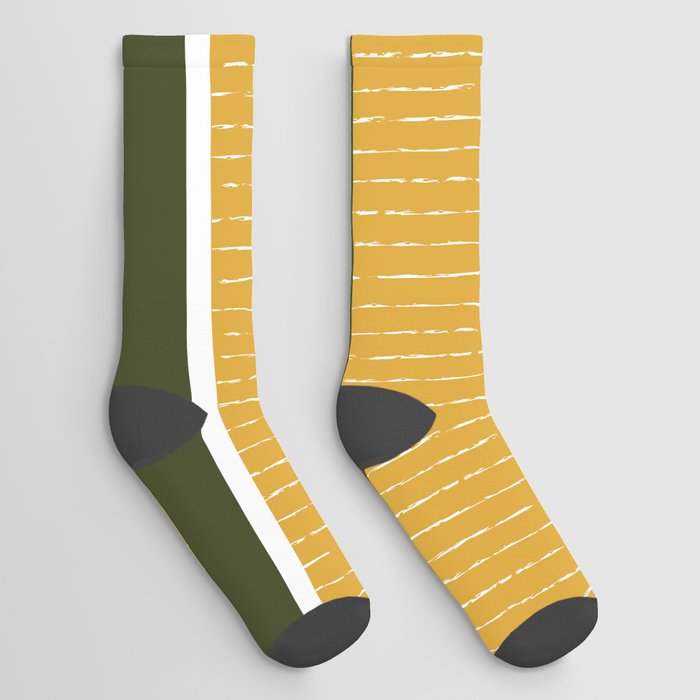 Mustard & Olive Socks