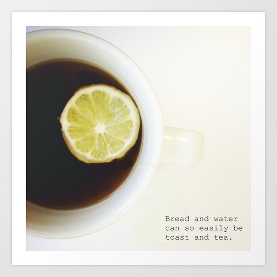 Toast & Tea 2 Art Print