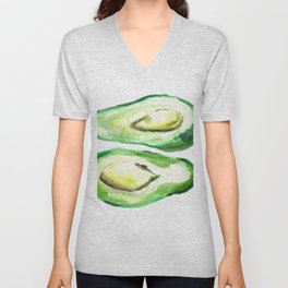 Avocado Twins V Neck T Shirt