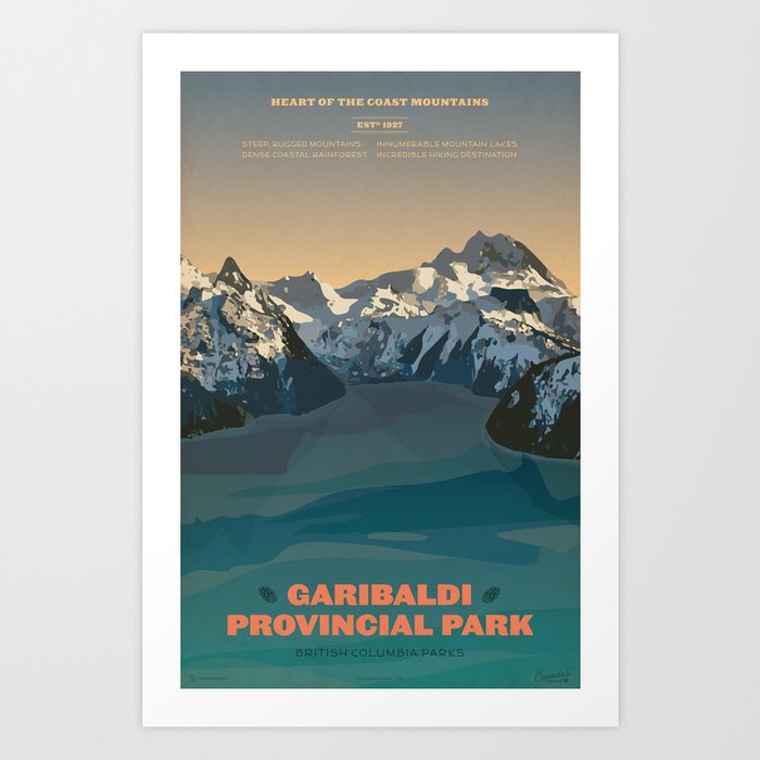 Garibaldi Park Poster Art Print