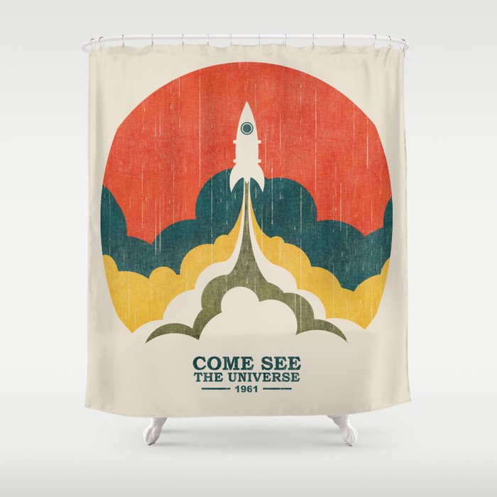 Come See The Universe Shower Curtain