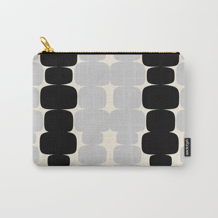 Abstraction_Balance_ROCKS_BLACK_WHITE_Minimalism_001 Carry-All Pouch
