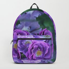 Deep purple roses. Backpack | Purple, Garden, Rose, Deep, Spring, Cases, Fragrance, Colorful, Digital, Flower 