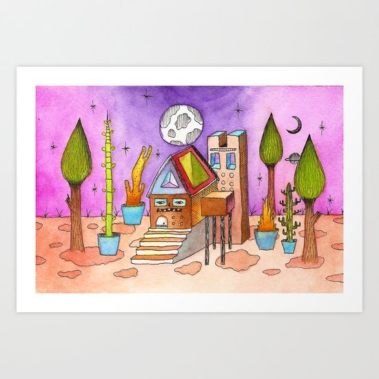 Dream House 1 Art Print