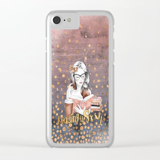 Reading is Sexy Clear iPhone Case