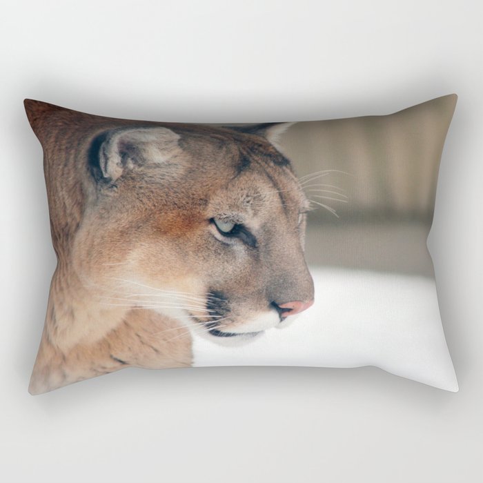 Mountain Lion Rectangular Pillow