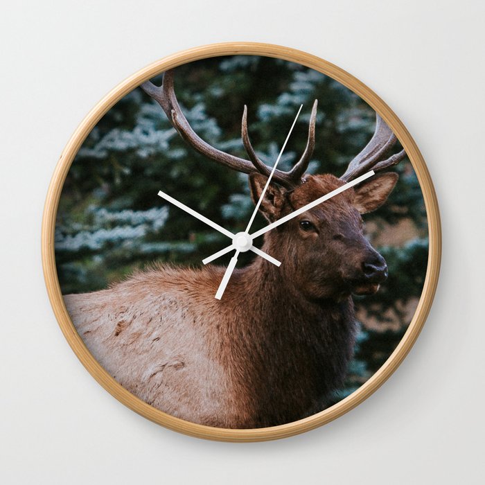Elk Wall Clock