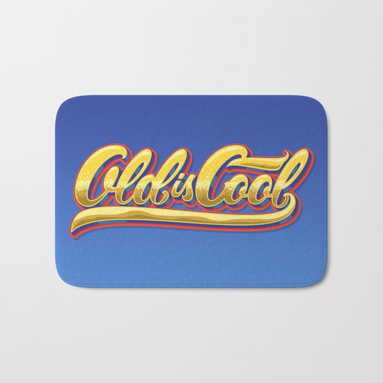 Old is Cool Bath Mat