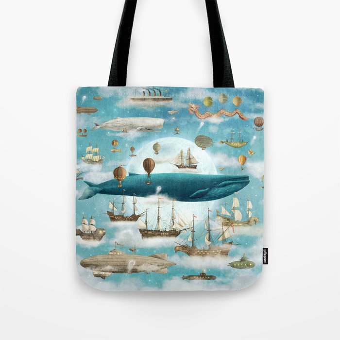 Ocean Meets Sky - option Tote Bag
