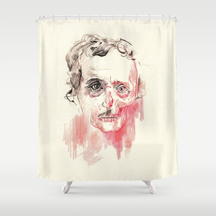 Poe Shower Curtain